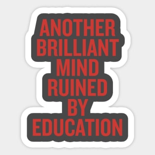 Another Brilliant Mind Sticker